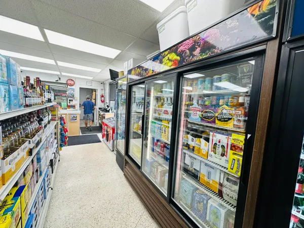 a view of a street with cars park
