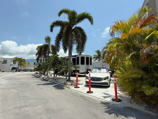 a car parked on the side of the road