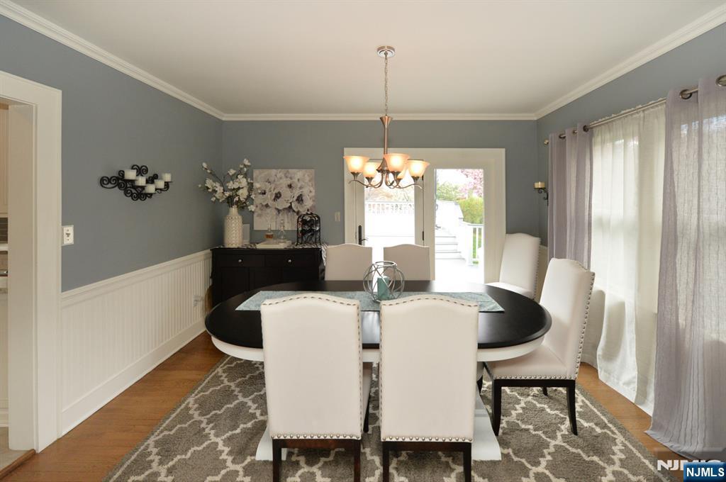 6 Long Avenue Mahwah, NJ 07430 - Photo 21 of 49 a view of a dining room with furniture window and outside view