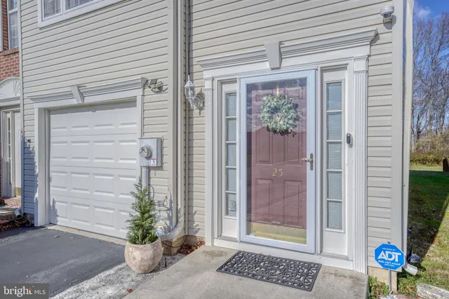 a view of a entryway door front of house