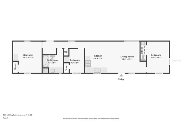 $59,900 | 1858 North Shirey Point, Inverness, FL 34453