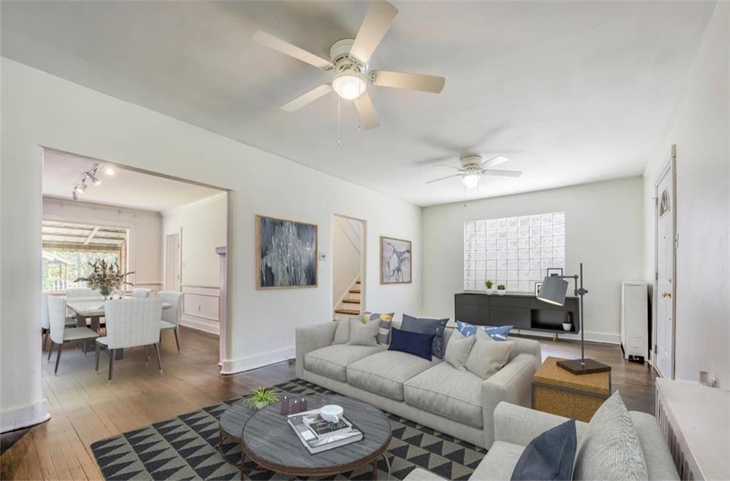 6418 Landview Road Pittsburgh, PA 15217 - Photo 5 of 24 a living room with furniture and wooden floor