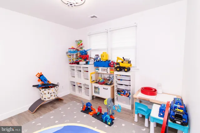 a play room with toys