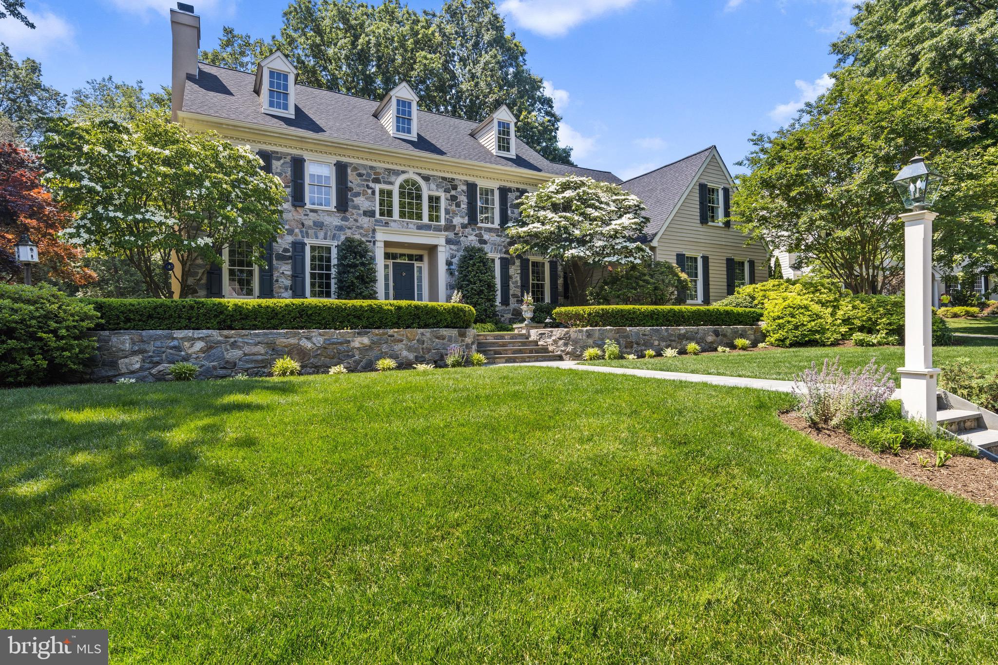 706 Turnbridge Road Wayne, PA 19087 - Photo 2 of 72 Beautiful stone wall and bucolic landscaping