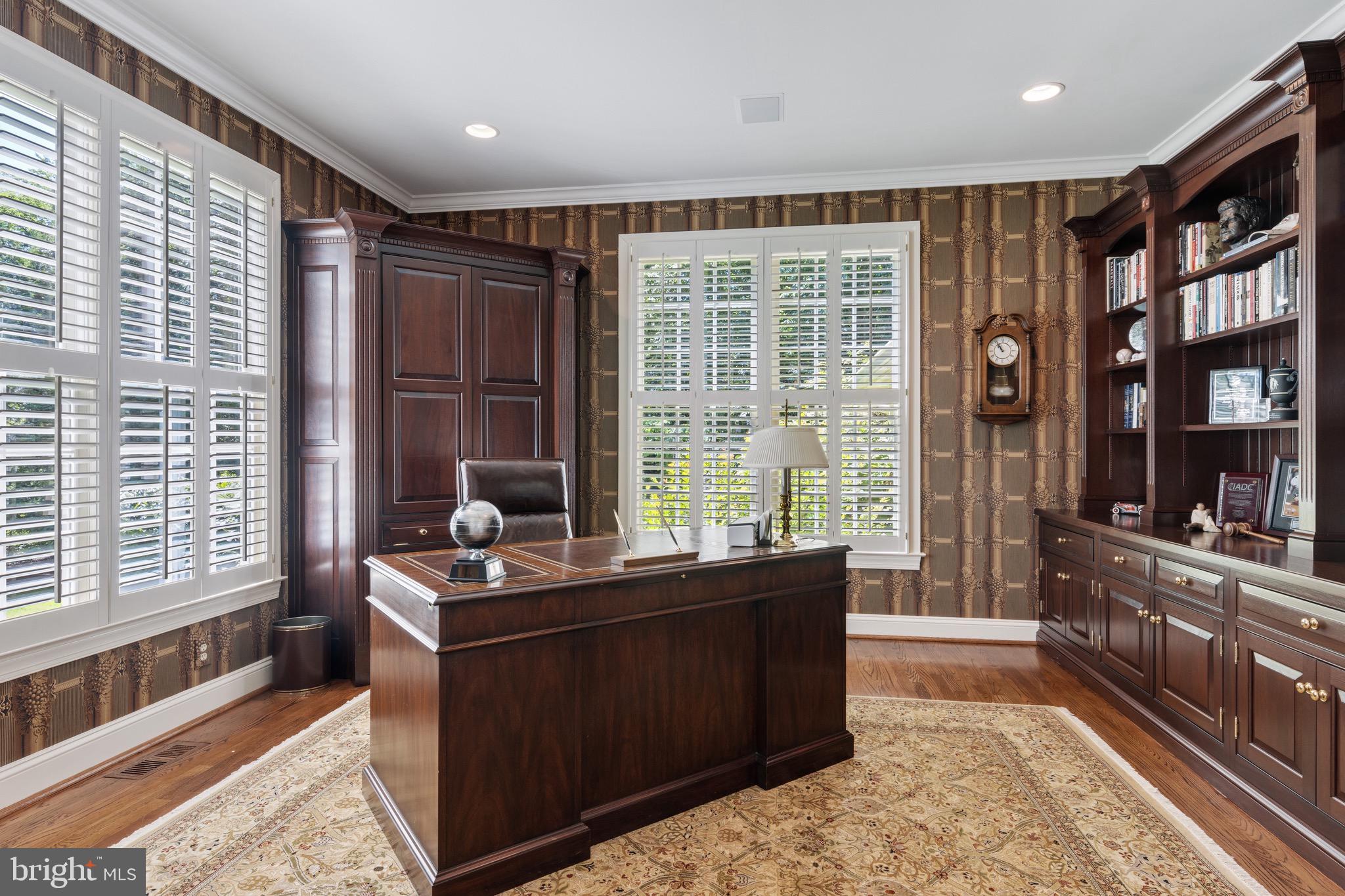 706 Turnbridge Road Wayne, PA 19087 - Photo 15 of 72 Private office with solid mahogany built-ins