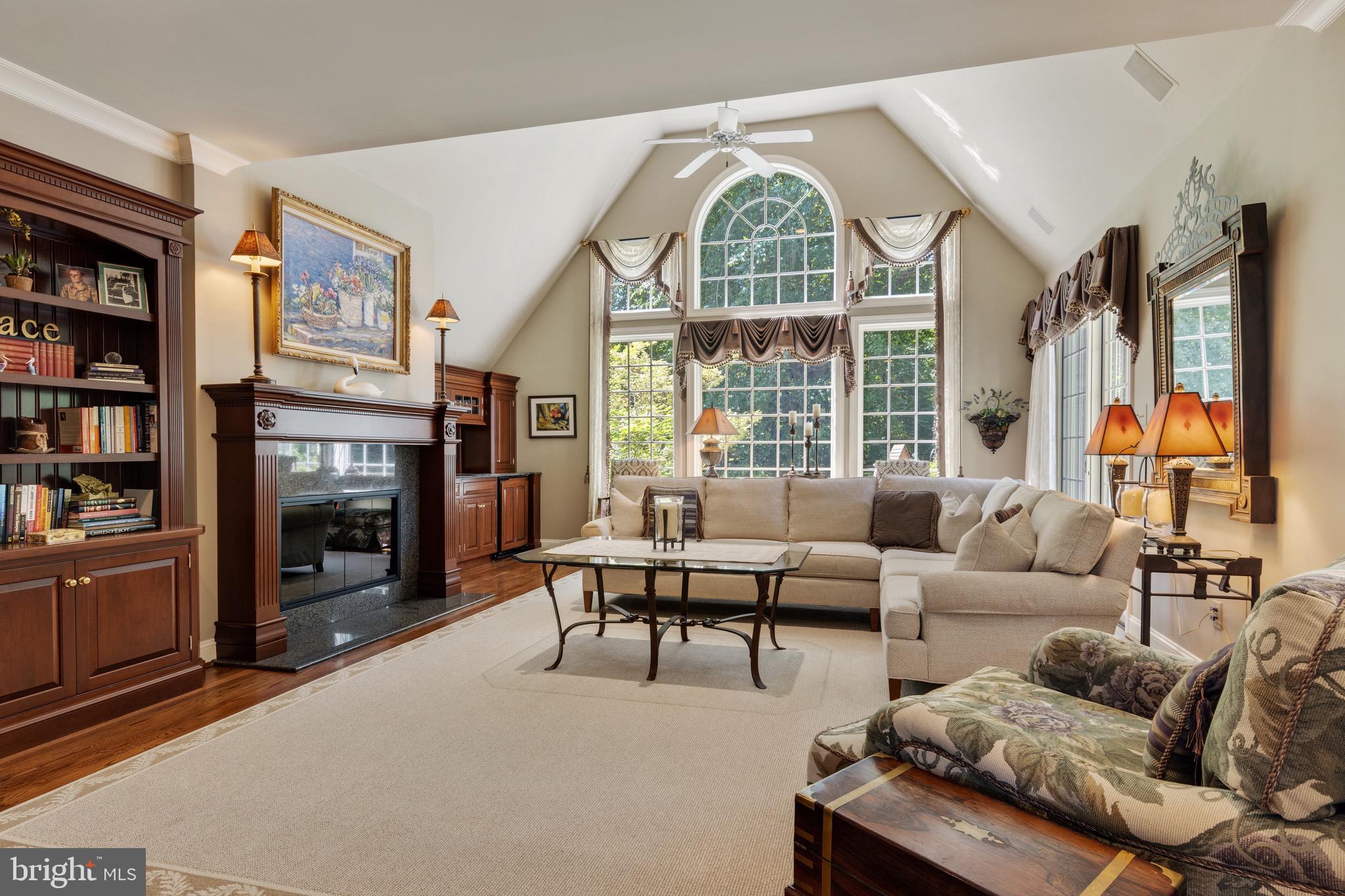 706 Turnbridge Road Wayne, PA 19087 - Photo 21 of 72 Family rm with large windows and cathedral ceiling