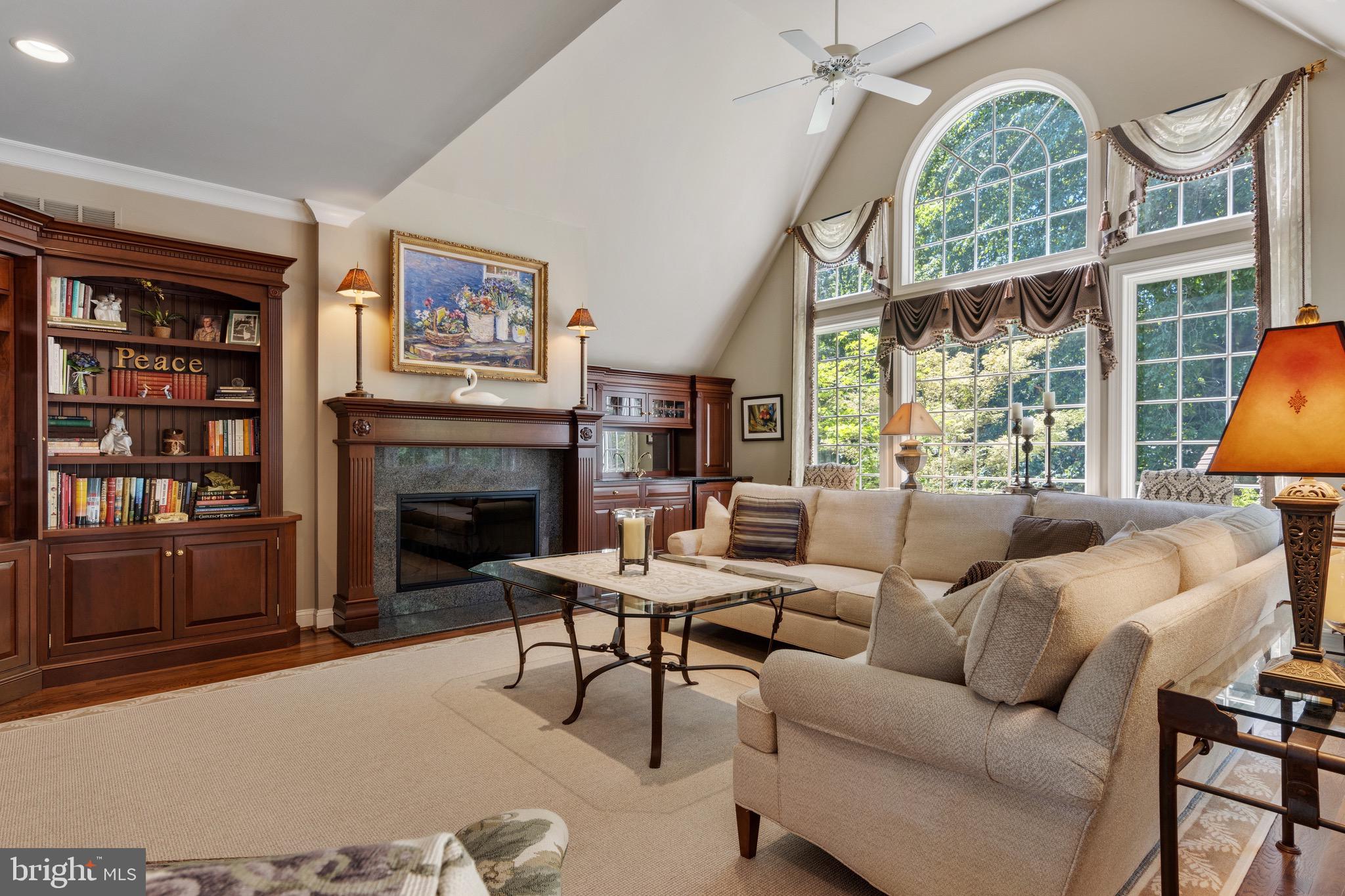 706 Turnbridge Road Wayne, PA 19087 - Photo 22 of 72 Wood burning fireplace and wet bar in FR