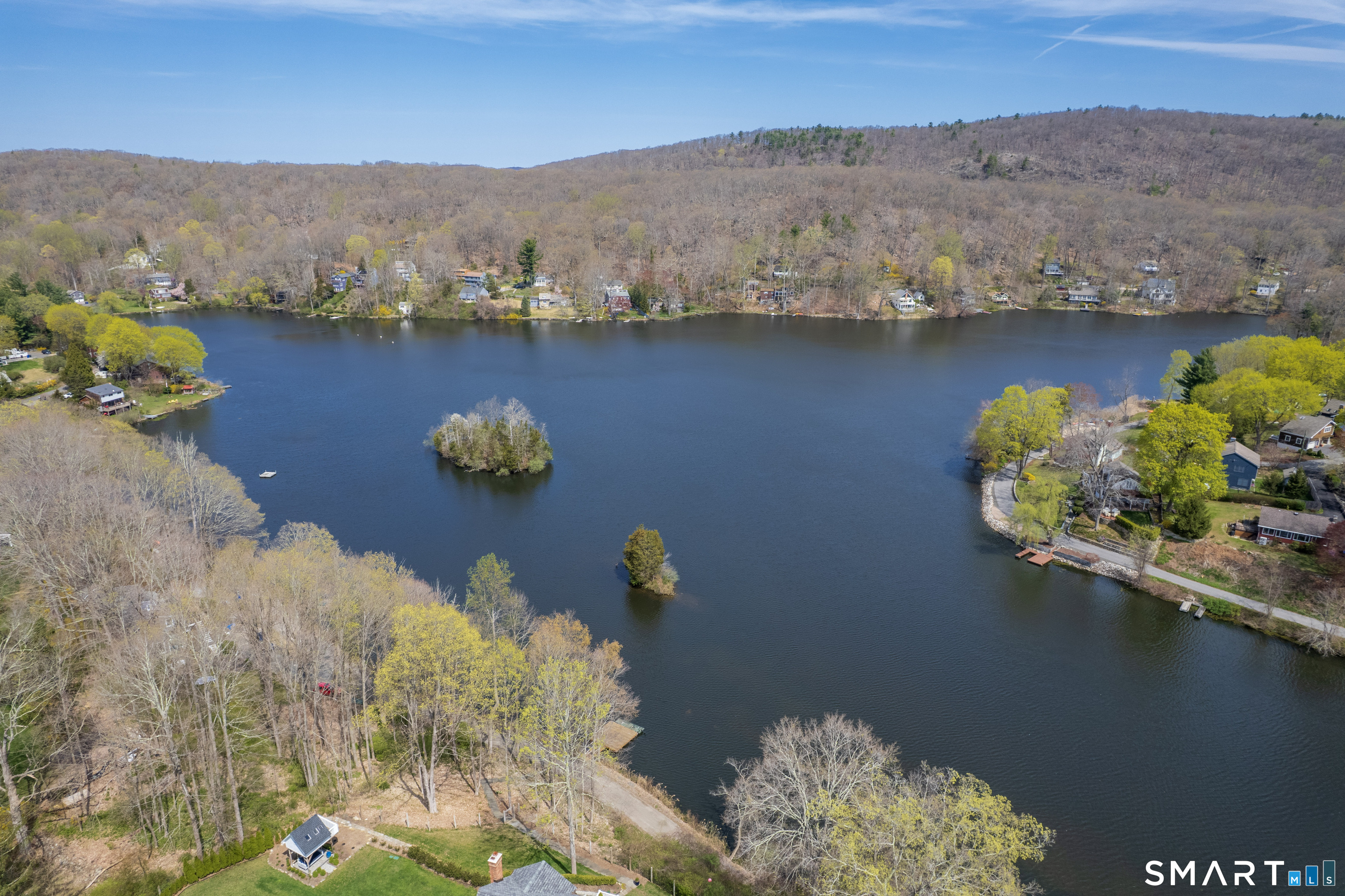 46 Crest Road Ridgefield, CT 06877 - Photo 7 of 41 a view of lake with mountain