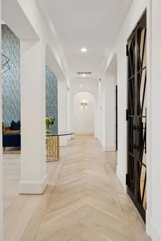 a picture of water heater room with stairs