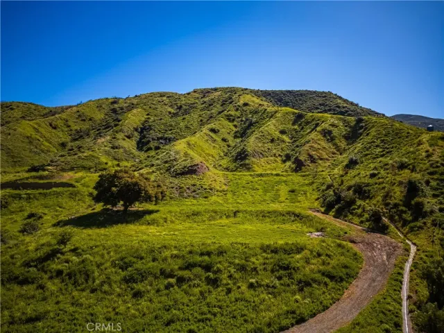 a view of a green field