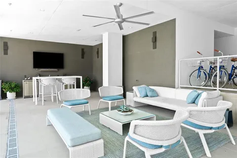 a view of a city with tall buildings