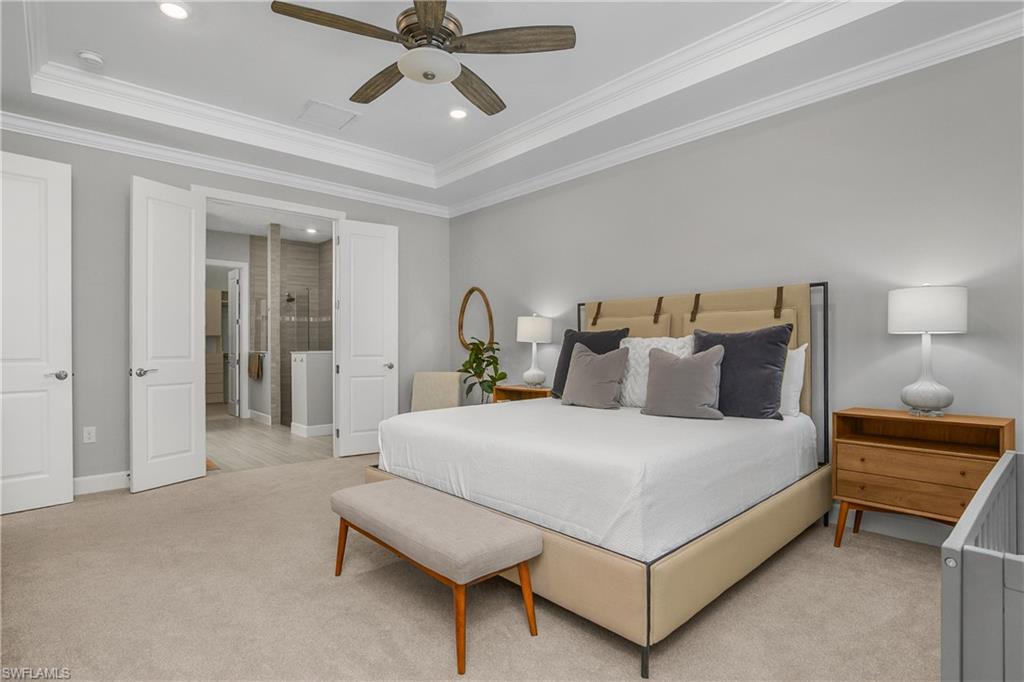 19040 Marquesa Drive Fort Myers, FL 33913 - Photo 18 of 50 Owner suite with double entry doors into spa-like bath.