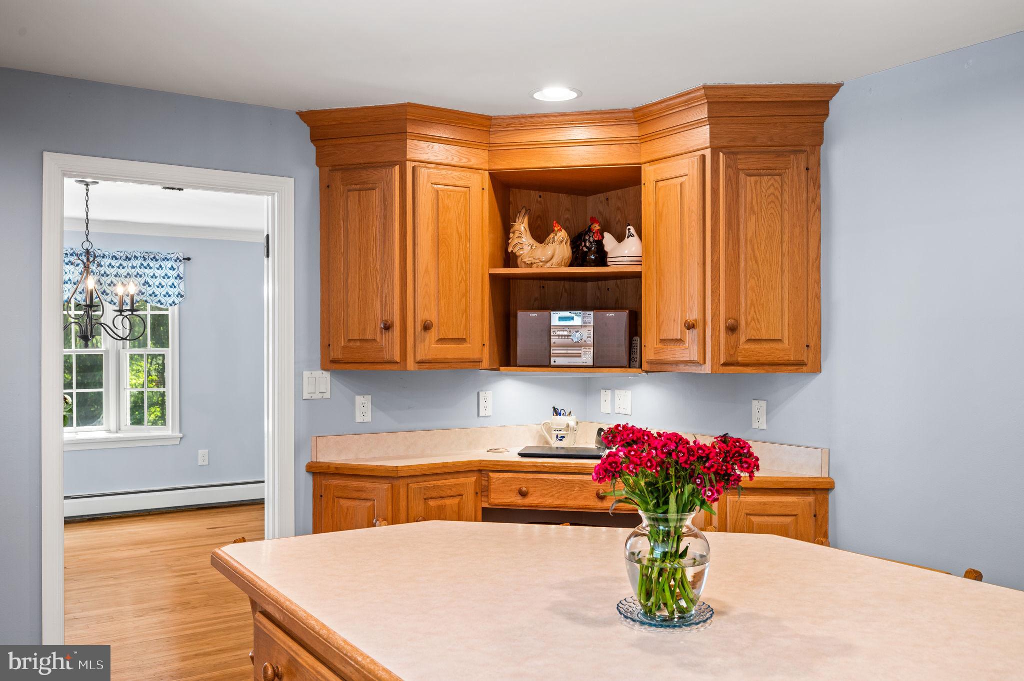 11 Buttonwood Way Rose Valley, PA 19063 - Photo 17 of 65 Kitchen with built in office space