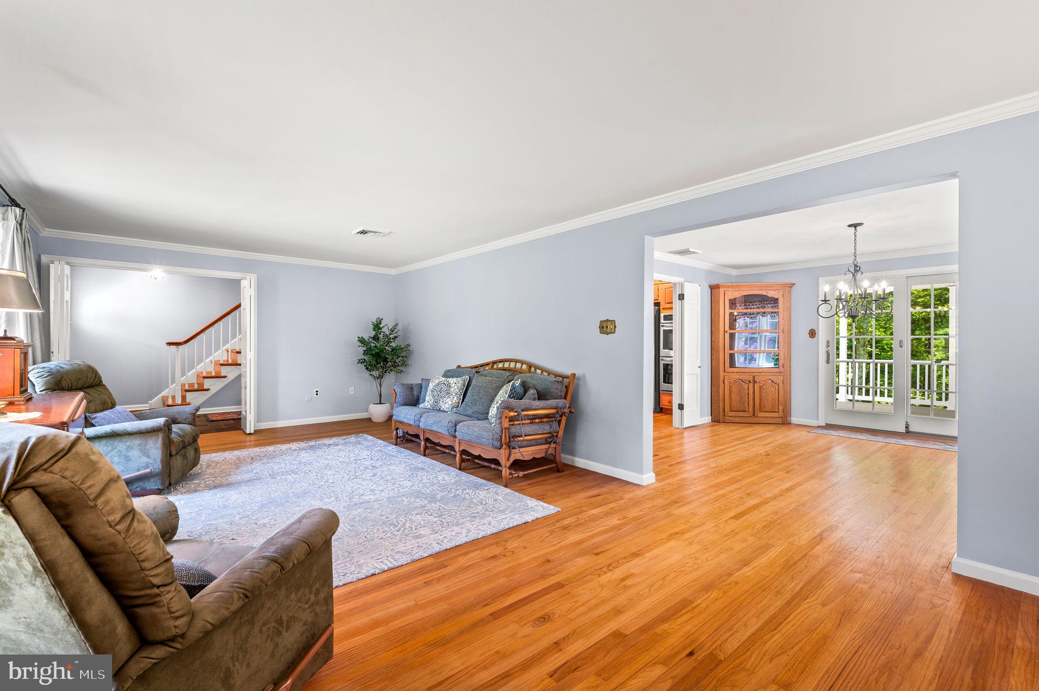 11 Buttonwood Way Rose Valley, PA 19063 - Photo 10 of 65 Living Room with view to Dining Room