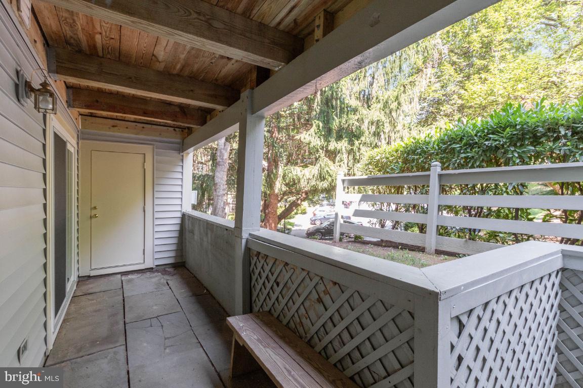 2241 Lovedale Lane, Unit D Reston, VA 20191 - Photo 28 of 31 a view of a porch
