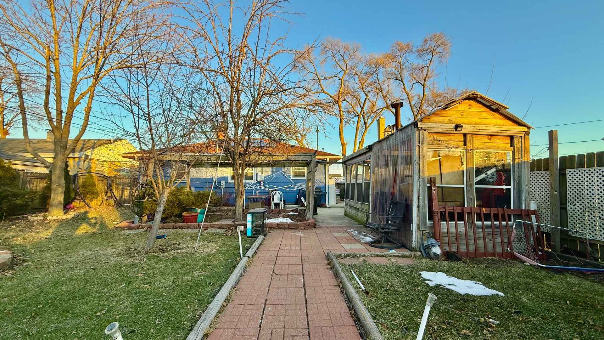 128 North York Road Bensenville, IL 60106 - Photo 15 of 19 a view of a park with swings and slides
