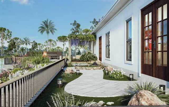 a view of balcony and patio