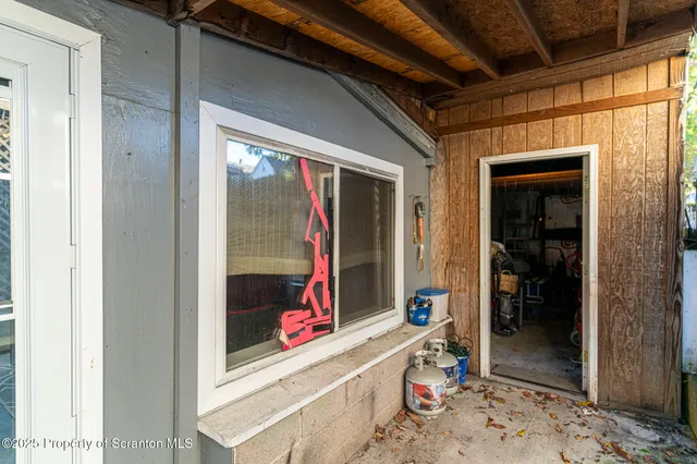 a view of a house with a patio