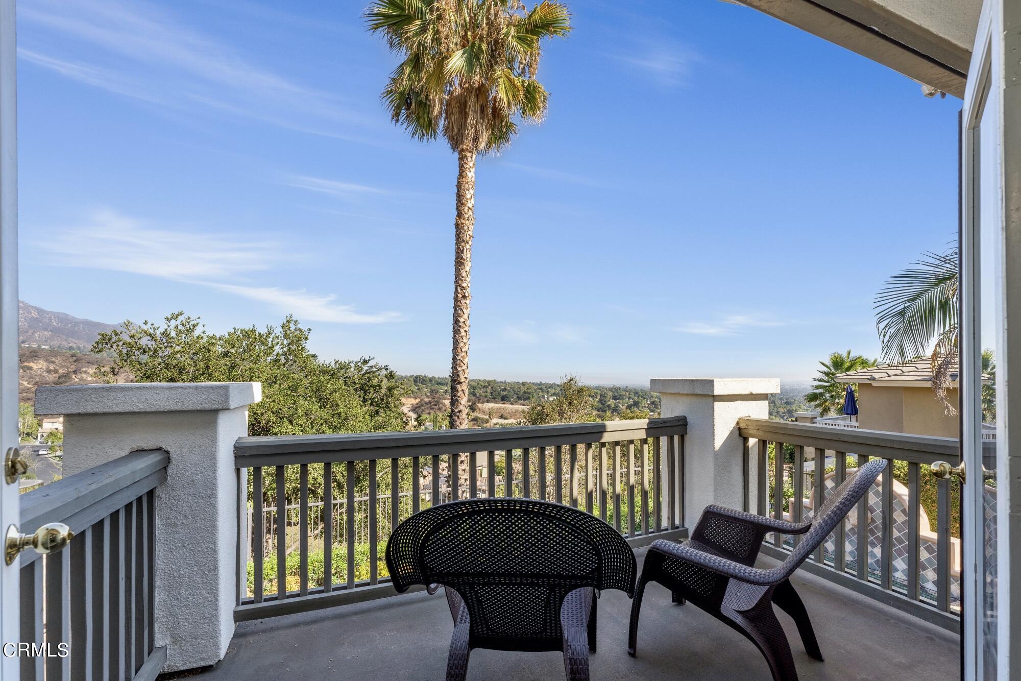 3658 Giddings Ranch Road Altadena, CA 91001 - Photo 34 of 53 a view of a balcony with furniture