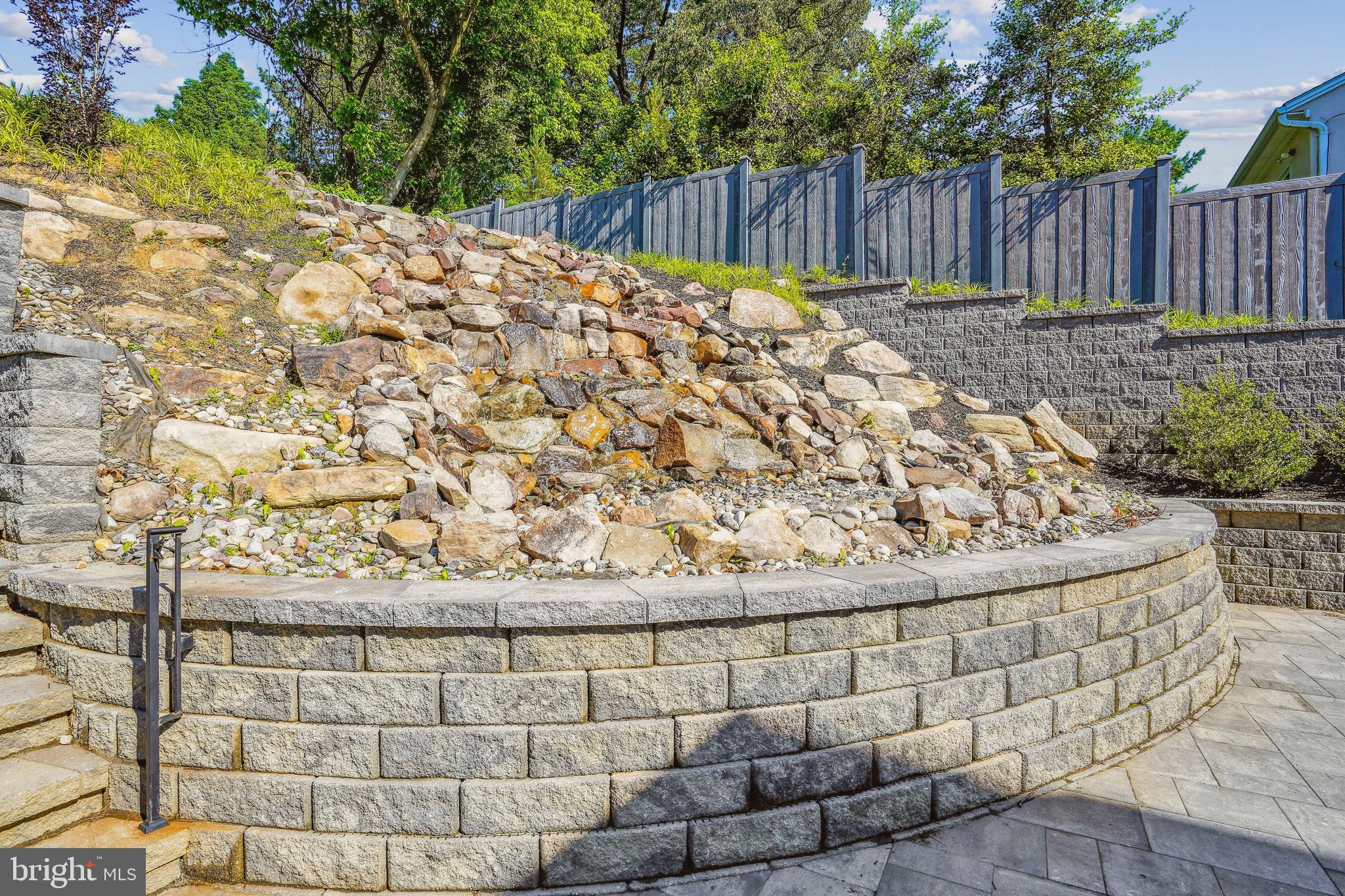 1606 Brookside Road McLean, VA 22101 - Photo 49 of 53 Gorgeously landscaped backyard waterfall