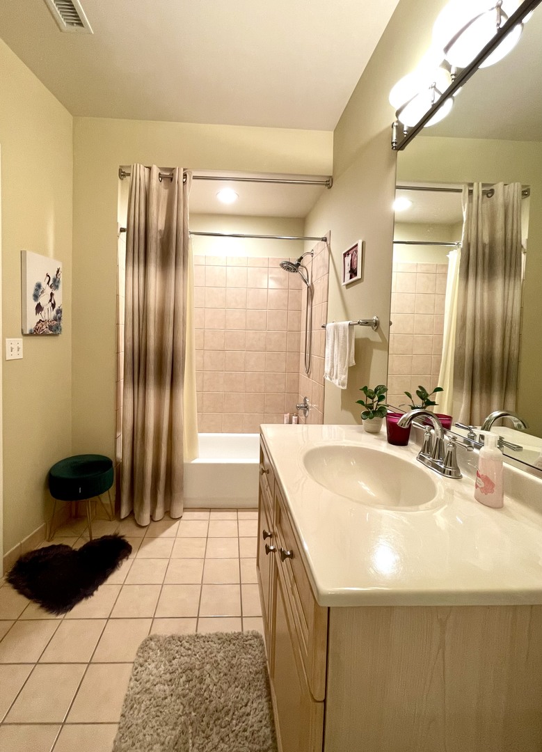 Undisclosed Address Chicago, IL 60604 - Photo 12 of 14 a bathroom with a sink a toilet and a mirror