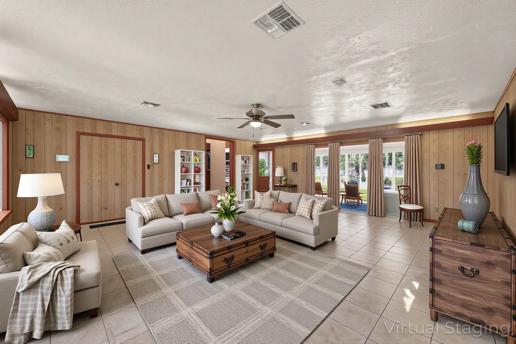 11535 Willis Waukegan Road Conroe, TX 77303 - Photo 7 of 47 a living room with furniture and large windows