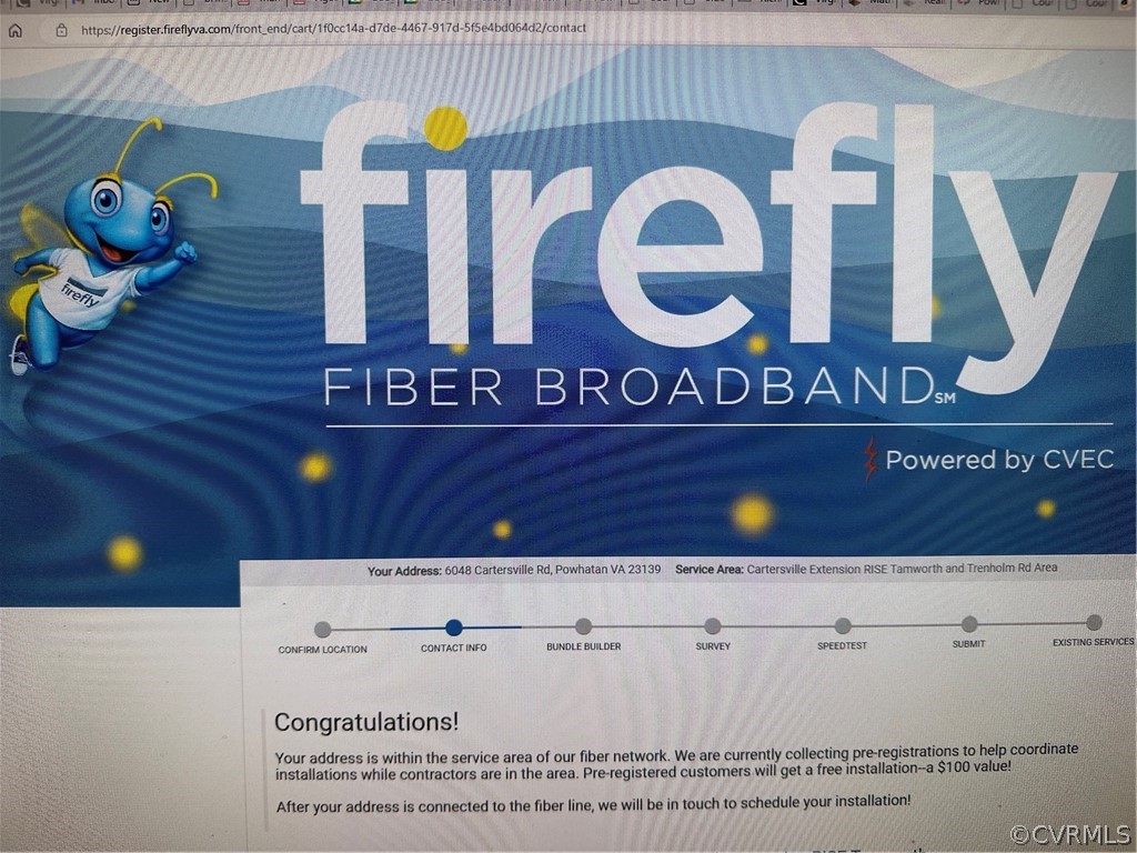 6048 Cartersville Road Powhatan, VA 23139 - Photo 49 of 49 Firefly Broadband is available per their website