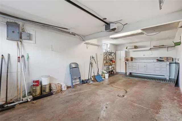 a view of storage and utility room