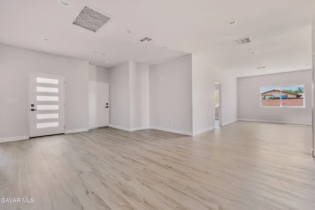 wooden floor in an empty room