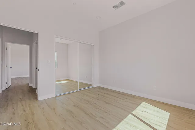 wooden floor in an empty room
