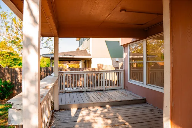 a view of a house with a window