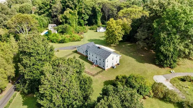 a view of city and mountain
