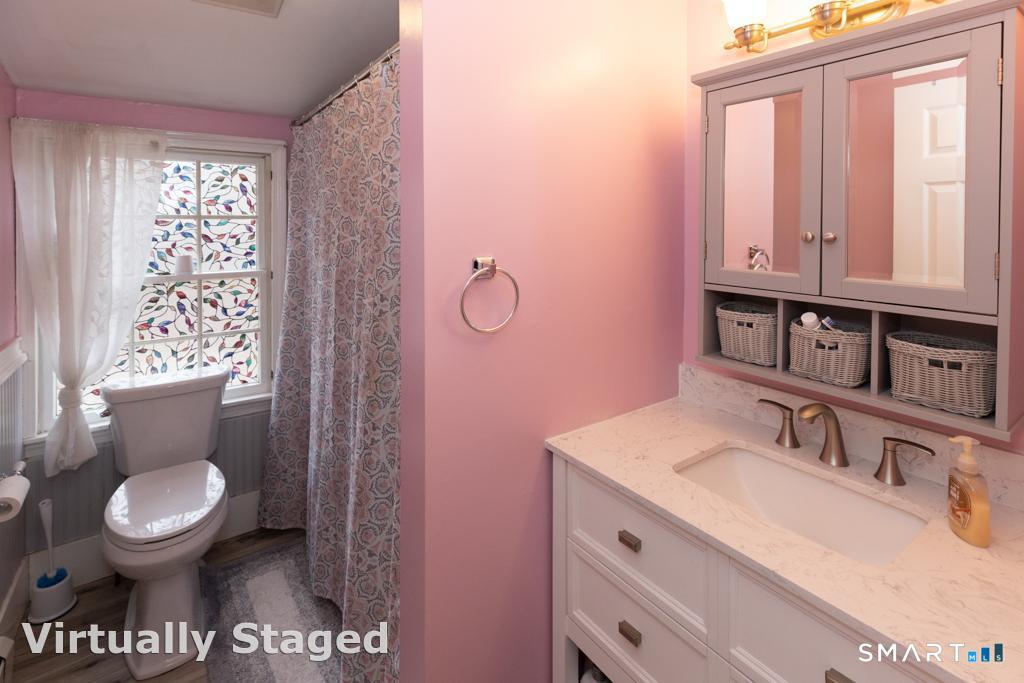 36 Music Vale Road Salem, CT 06420 - Photo 28 of 44 The second floor bath has new vanity and is nicely appointed . . .