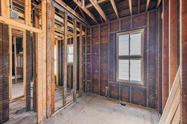 a view of an front door