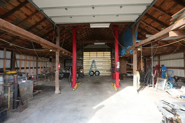 a view of storage and utility room