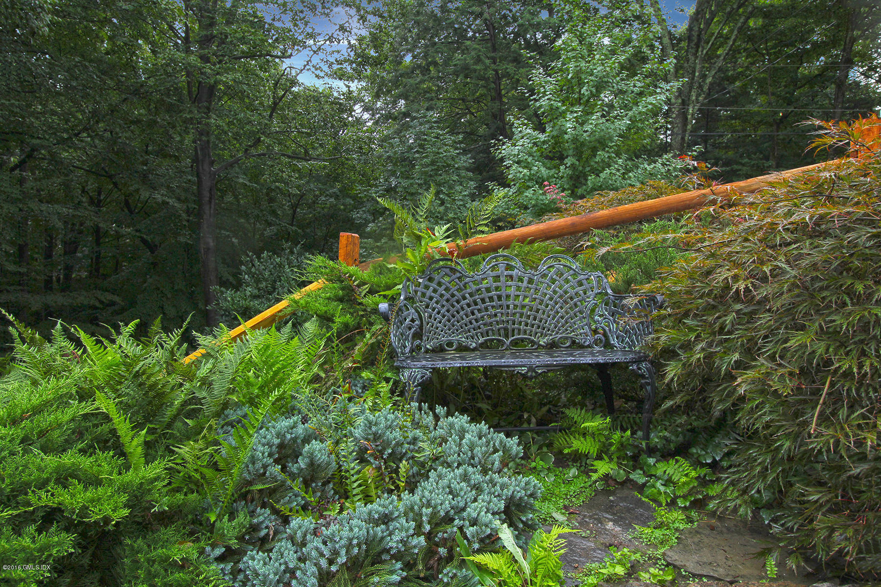 55 Sawmill Lane Greenwich, CT 06830 - Photo 22 of 26 a garden view