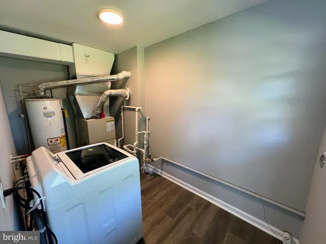 a room with storage and utility