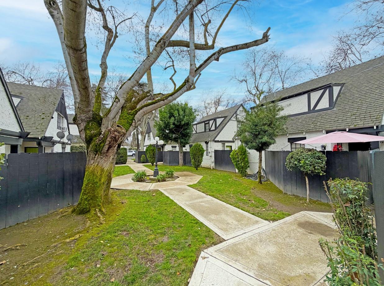 607 East Marshall Street Turlock, CA 95380 - Photo 2 of 9 a view of a backyard with plants and a patio