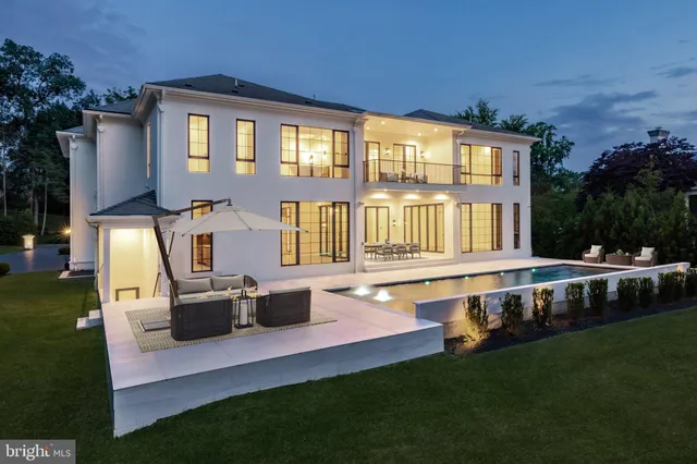 a front view of house with yard and seating area