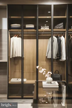 a walk in closet