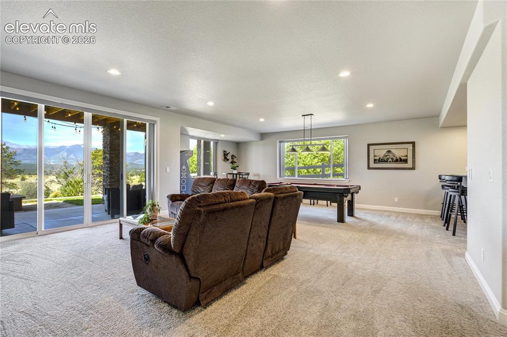 1011 Charismatic Way Colorado Springs, CO 80921 - Photo 26 of 50 Thoughtfully designed for entertaining with 9' ceilings, generous gathering spaces and walk-out access to the covered patio.
