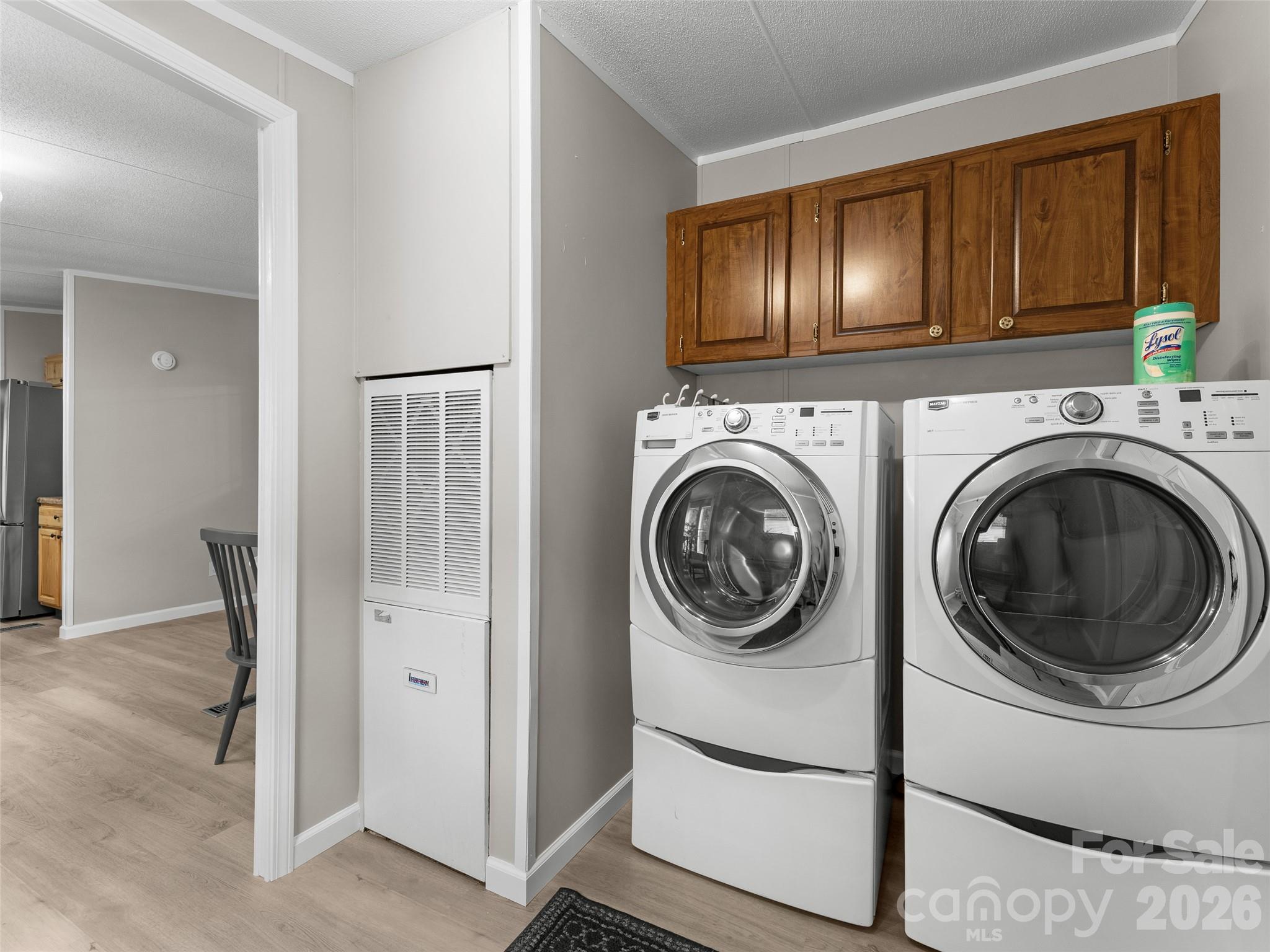 25 Overbrook Drive Saluda, NC 28773 - Photo 17 of 42 a view of a hallway with washer and dryer