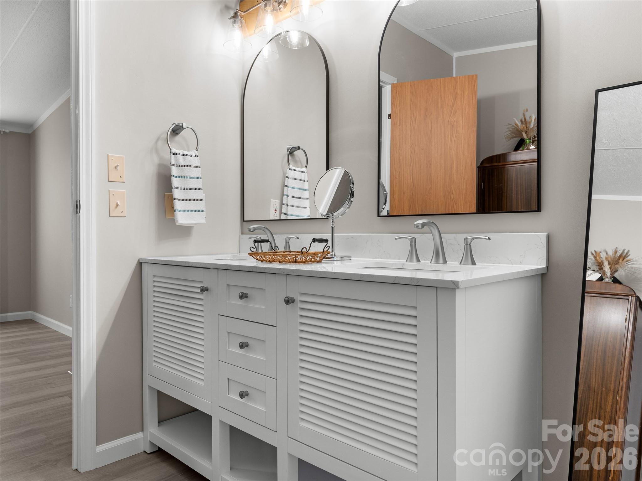 25 Overbrook Drive Saluda, NC 28773 - Photo 20 of 42 a bathroom with a sink and a mirror