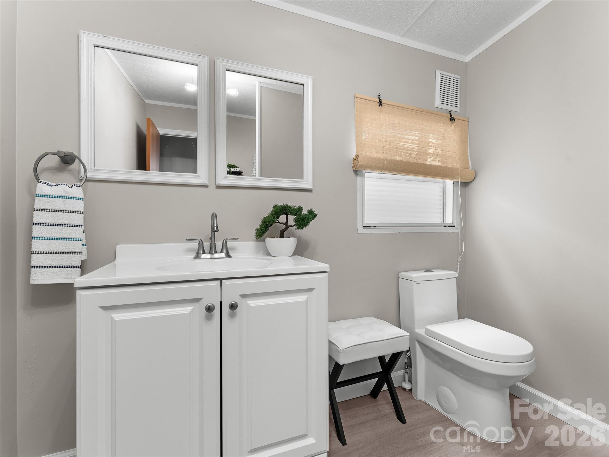 25 Overbrook Drive Saluda, NC 28773 - Photo 31 of 42 a bathroom with a toilet sink and mirror