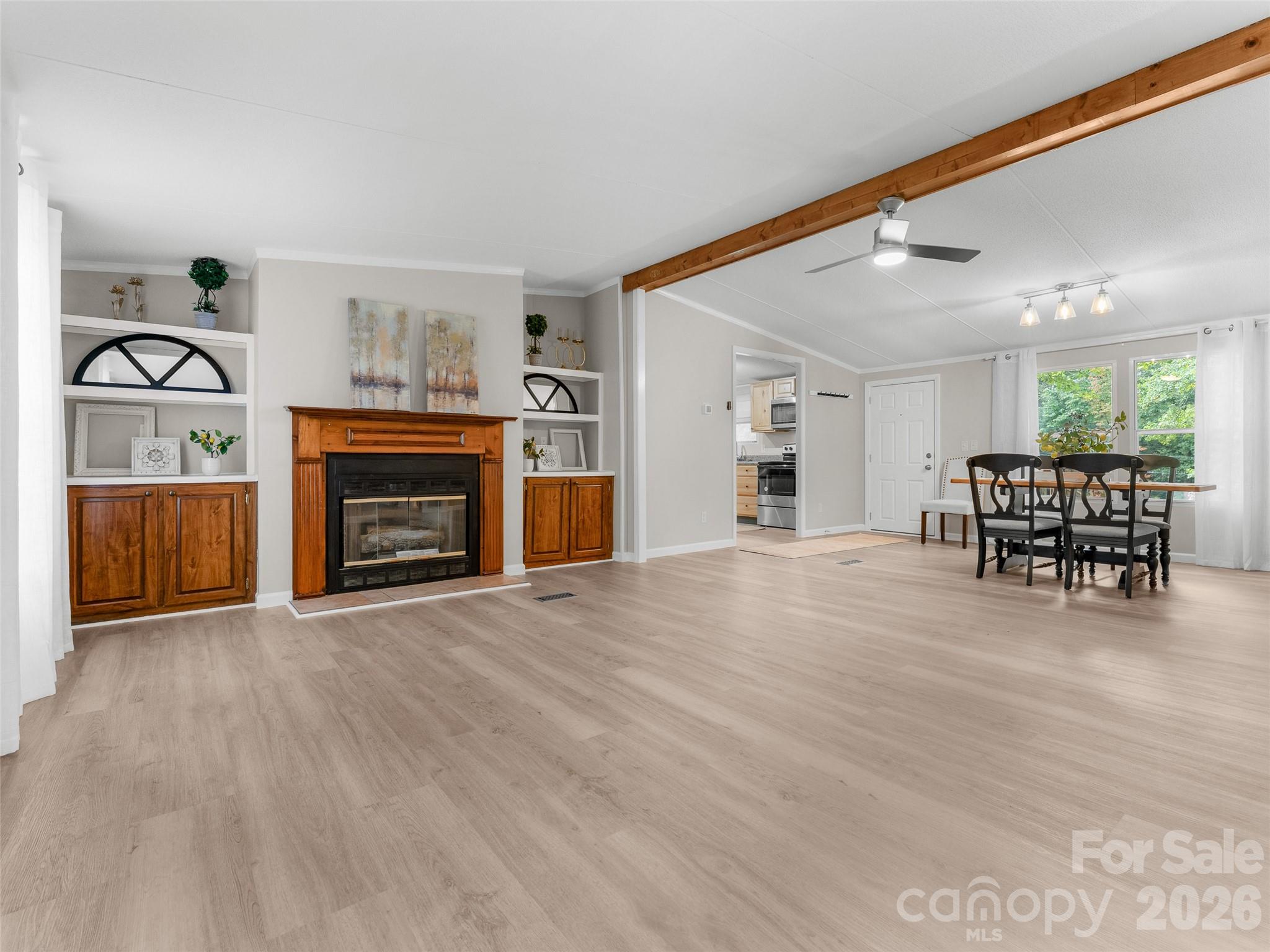 25 Overbrook Drive Saluda, NC 28773 - Photo 10 of 42 a view of a livingroom with furniture and a fireplace