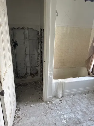 a view of bathroom with shower