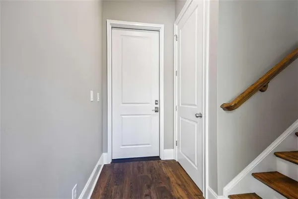 a view of walk in closet with window