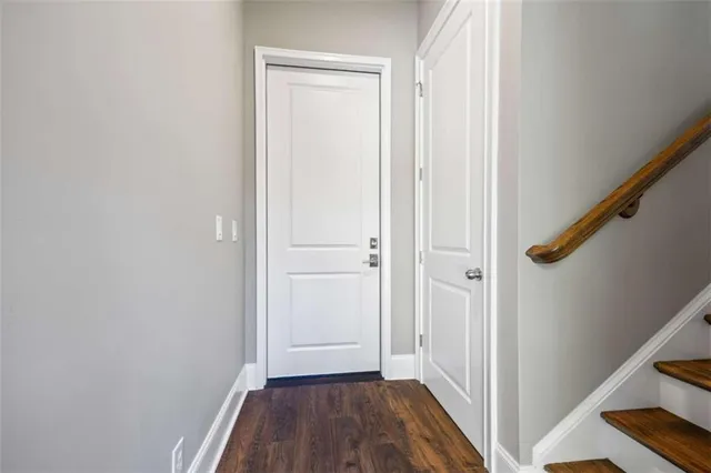 a view of walk in closet with window