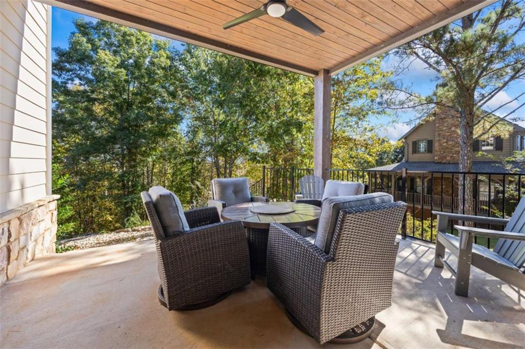 15 Cottage Lane, Unit 102 Toccoa, GA 30577 - Photo 40 of 40 a outdoor living space with furniture and garden view