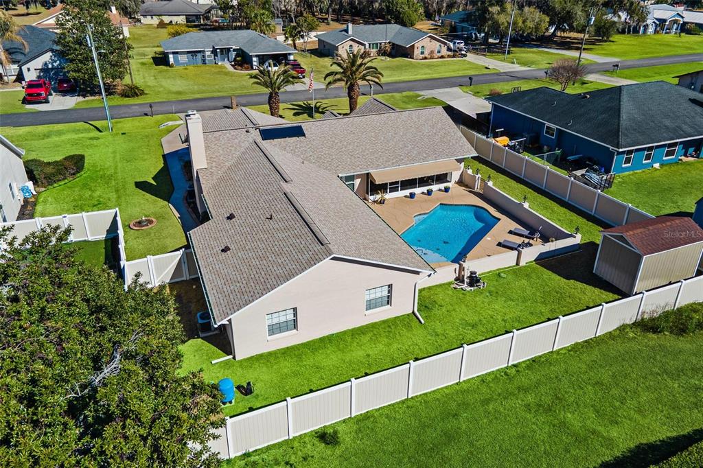450 Northeast 55th Street Ocala, FL 34479 - Photo 66 of 68 an aerial view of a house with a big yard